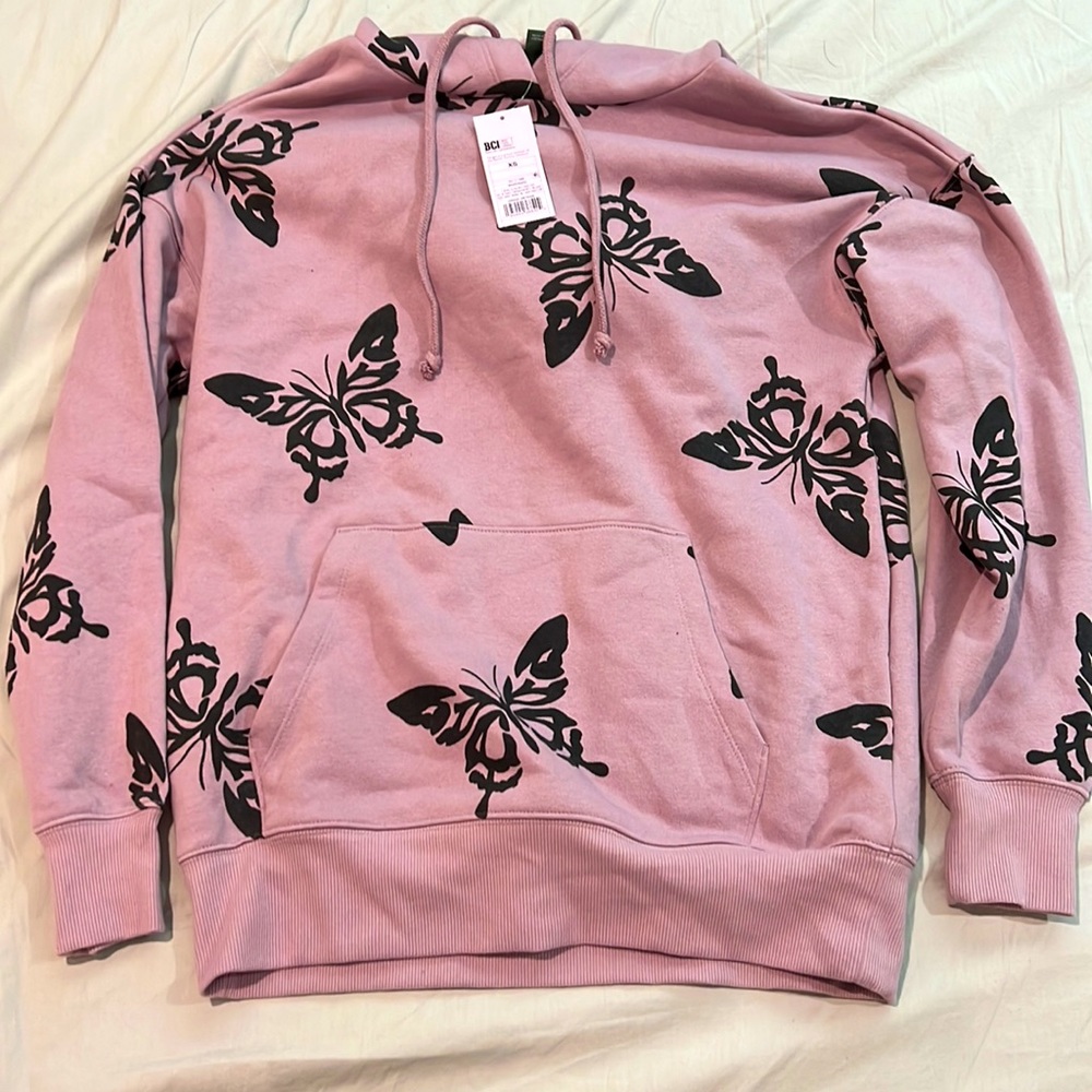 Purple butterfly hoodie from target, no longer sold, new with tags size: XS
